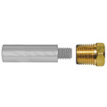 Tecnoseal E0 Pencil Zinc w/Brass Cap TEC-E0-C